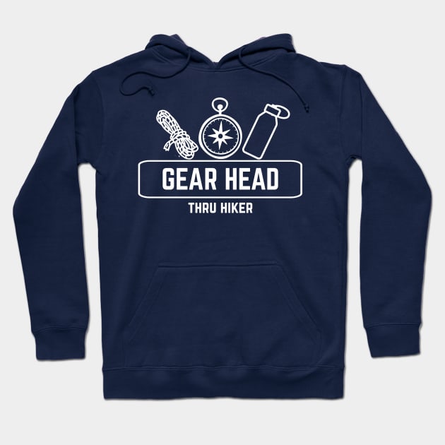 GEAR HEAD Thru Hiking Gear Hoodie by ArtisticEnvironments